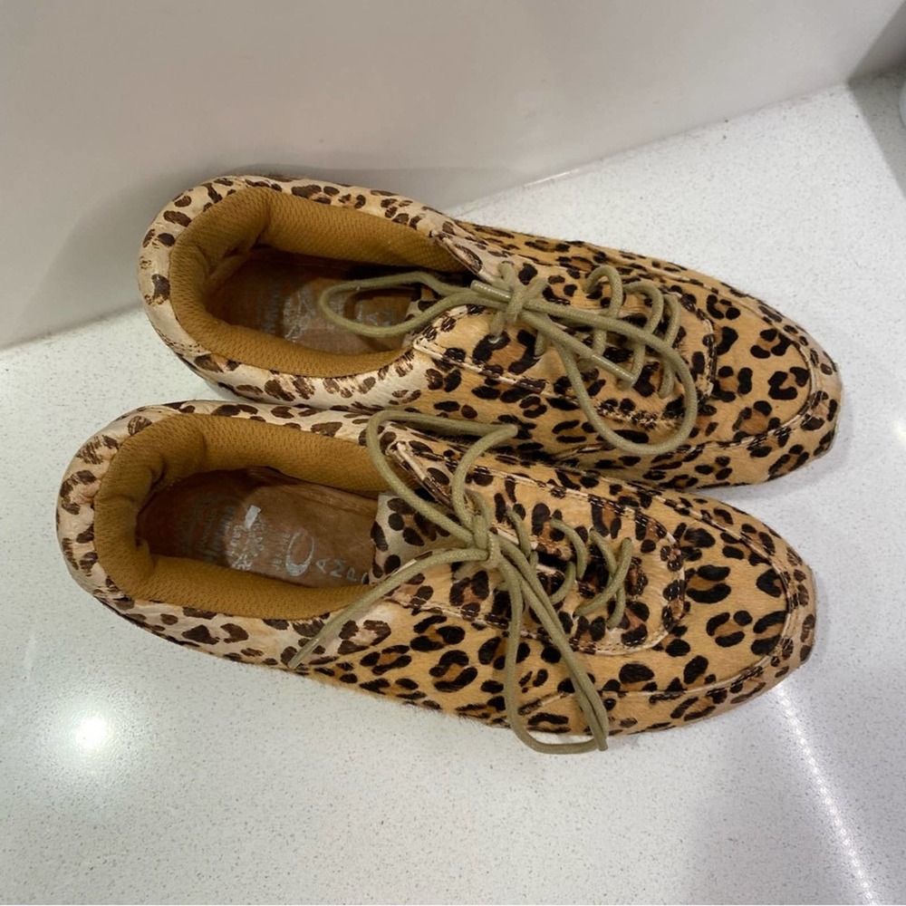 Jeffery Campbell Animal Print Sneaker Trainer Shoes sz 6 - Picture 4 of 8